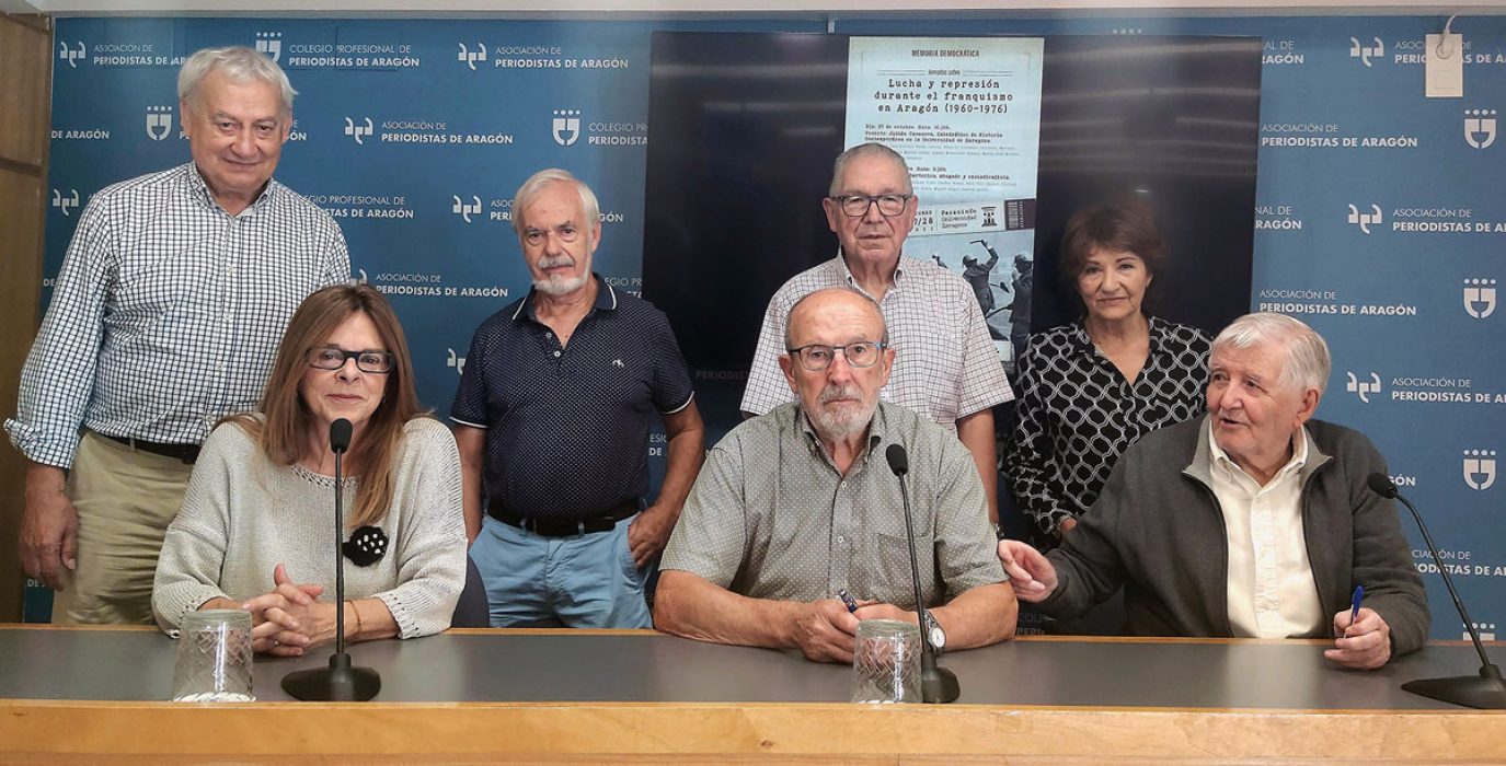Presentación de las jornadas "Lucha y represión durante el franquismo en Aragón (1960-1976)".