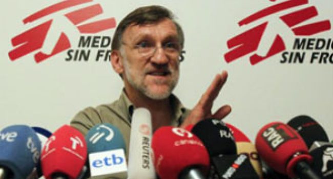 José Antonio Bastos, presidente de MSF en el Estado español.