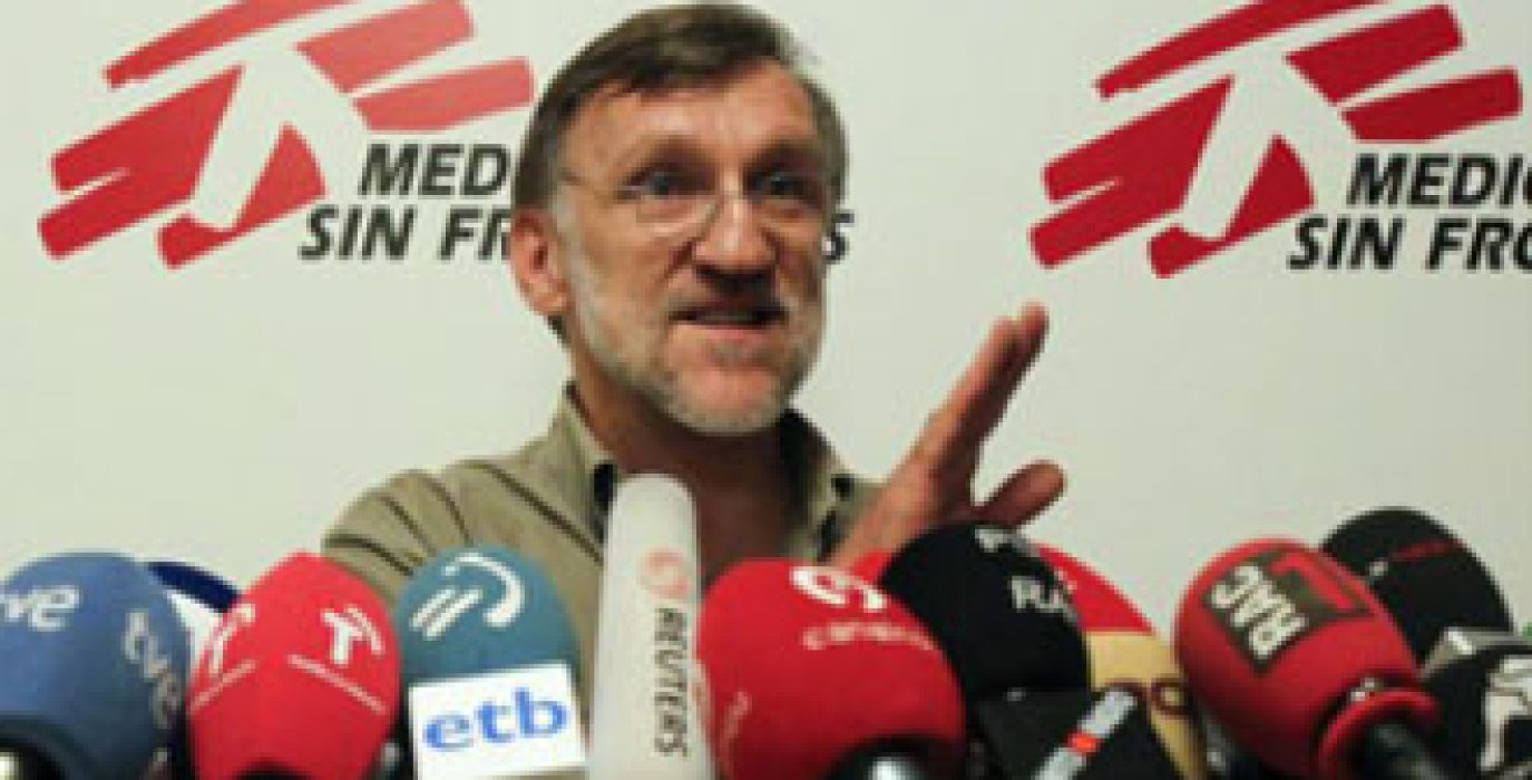 José Antonio Bastos, presidente de MSF en el Estado español.