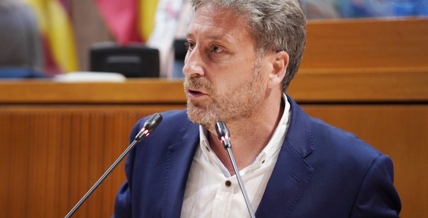José Luis Soro, portavoz de CHA.