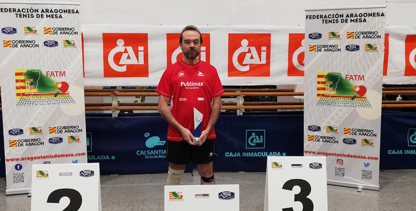 José Luis Aragón, actual campeón de Aragón V+60 | Foto: FATM