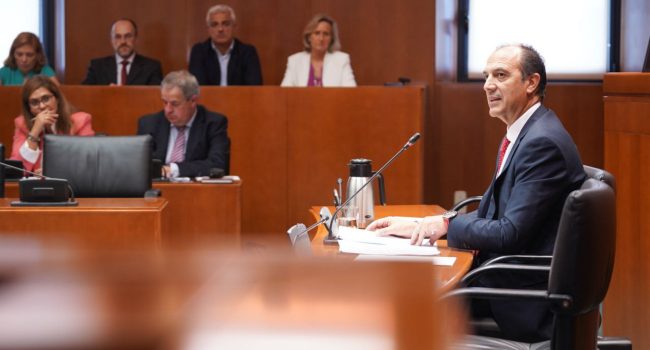 José Luis Bancalero, consejero de Sanidad | Foto: Cortes de Aragón