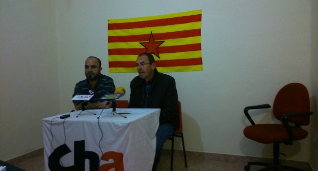 José Luis Ortega y Álbaro Abadías durante la rueda de prensa.