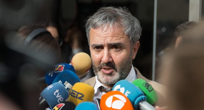 Endika Zulueta, abogado de Rodrigo Lanza. Foto: AraInfo