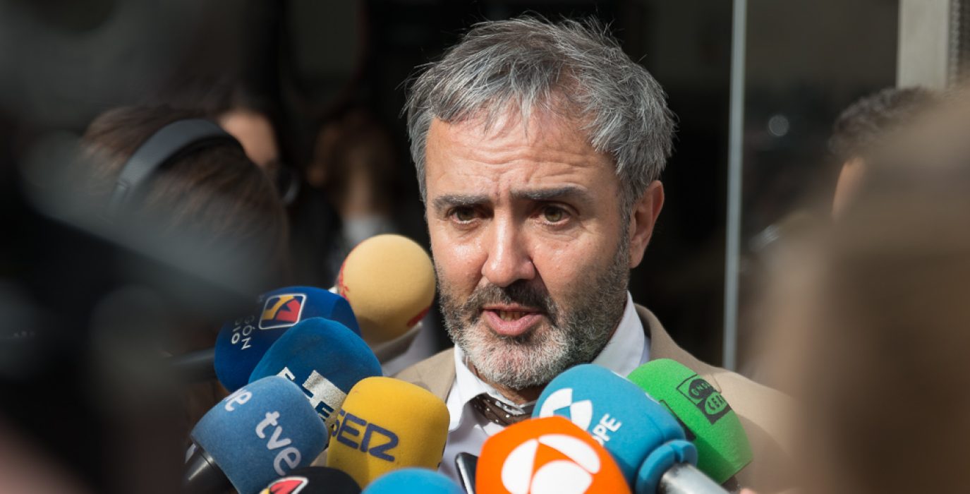 Endika Zulueta, abogado de Rodrigo Lanza. Foto: AraInfo