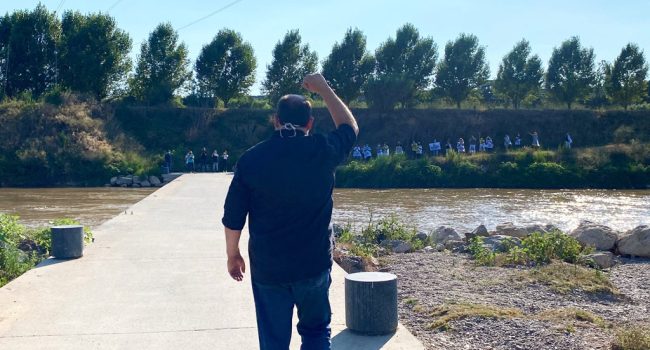 Junqueras saliendo de la prisión de Lledoners el pasado viernes. Foto: @junqueras