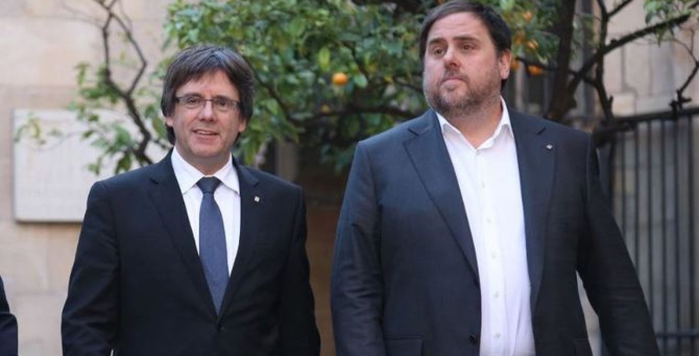Junqueras y Puigdemont, en una imagen de archivo.