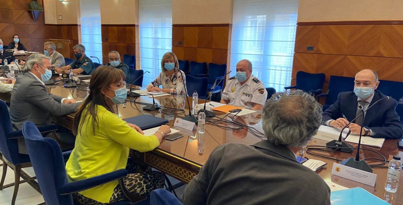 Reunión de la Junta Local de Seguridad de Zaragoza.