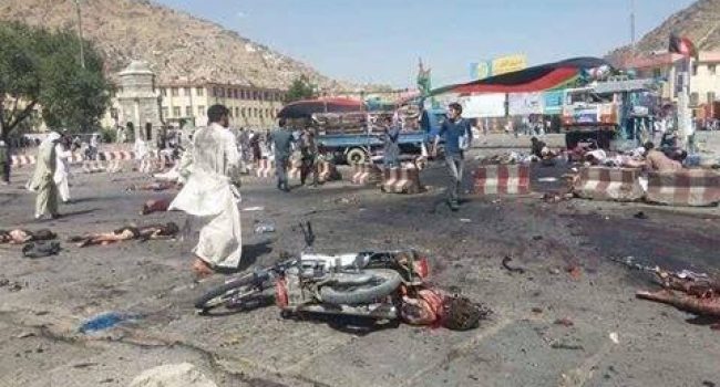 Ataque suicida en Kabul. Foto: @1janMukhtar