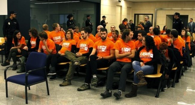 Imagen de los encausados. Foto: J.J. Guillén