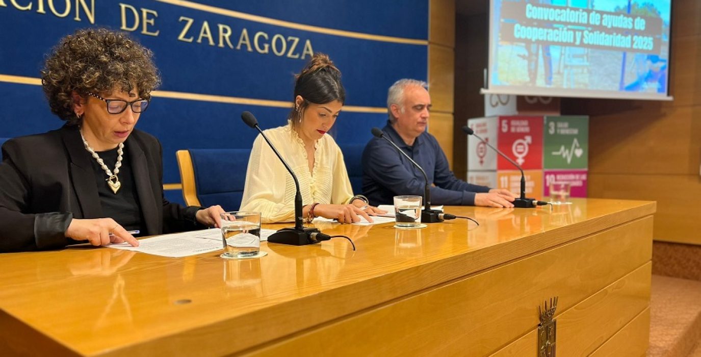 La DPZ refuerza su compromiso con la cooperación internacional Diputación de Zaragoza Nerea Marín Yolanda Morales Luis García Arrazola 2