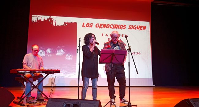 María Confussión en la clausura la de la VIII edición de La Imagen de la Memoria | Foto: ARMHA