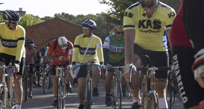 La Monegrina marcha cicloclásica Aragón ciclismo Os Monegros KAS