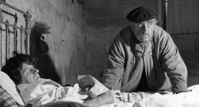 Manuel Labordeta, que también fue actor, en la película “La rosa de papel”.
