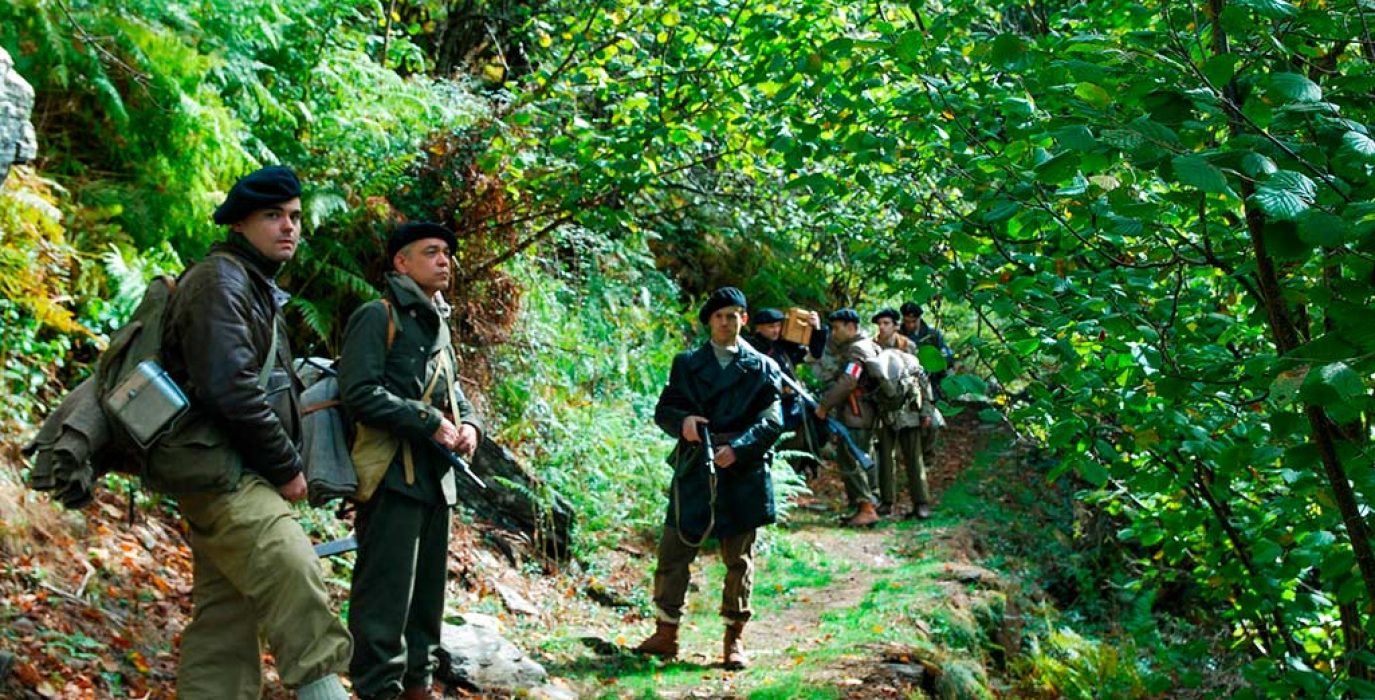 La agrupación guerrillera de camino a Salardú