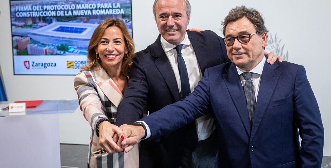 Las cifras del ‘Azcón Arena’: la nueva Romareda costará 240 millones con cargo al erario