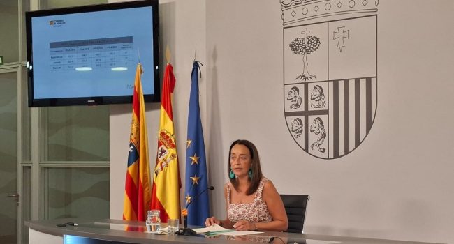 La consejera Susín ha valorado este martes los datos de Aragón en el último Informe PISA | Foto: DGA