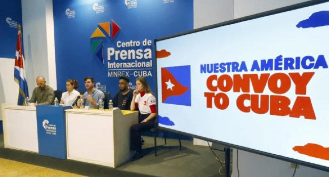 La solidaridad internacionalista navega en el ‘Convoy Nuestra América a Cuba’ | Foto: Juvenal Balán / Granma