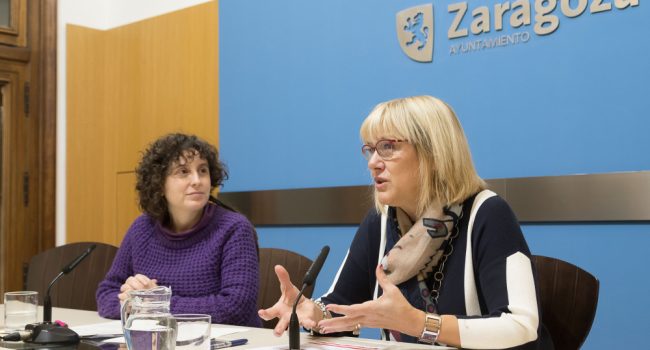 Arantza Gracia y Pilar Zaragoza. Foto: (AZ)