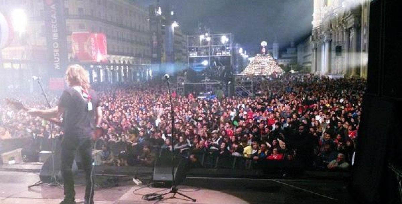 Las Novias durante su actuación del pasado año.