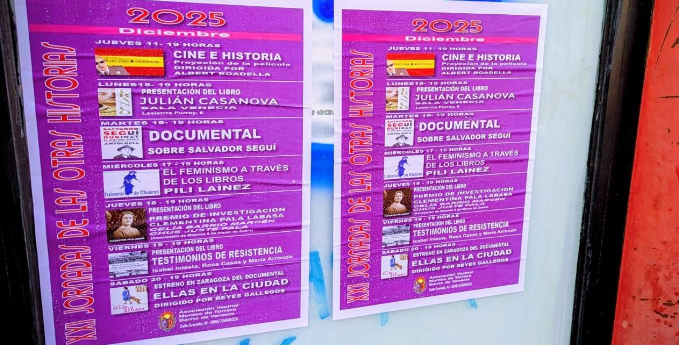 Carteles de "Las Otras Historias" | Foto: AraInfo