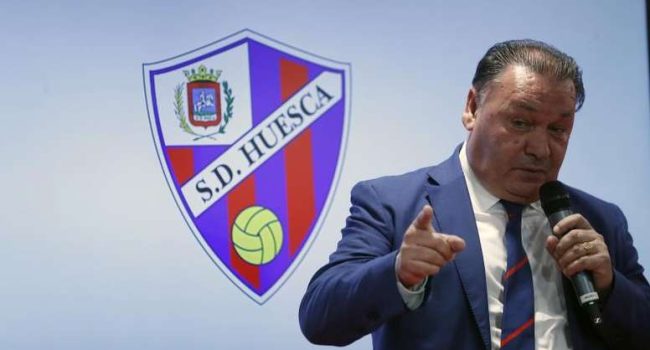 Lasaosa, presidente del SD Huesca.