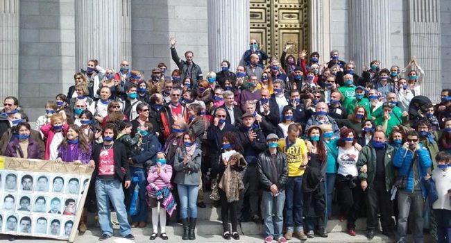 Protesta en el Congreso contra la Ley Mordaza. Foto: No Somos Delito