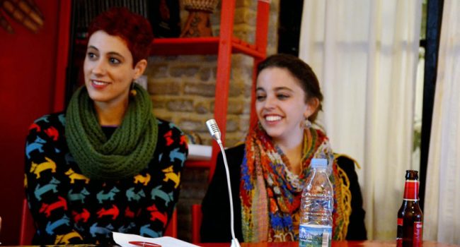 Martha Asunción Alonso y Laura Casielles.