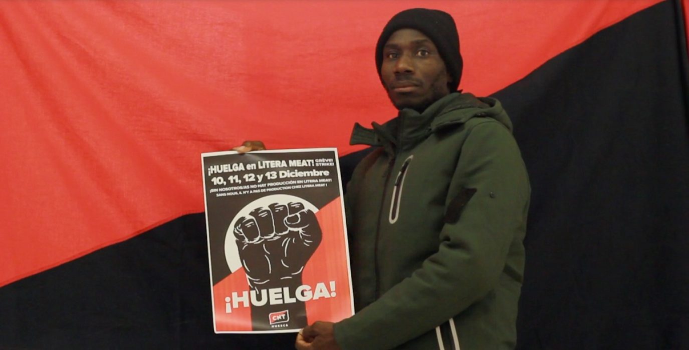 Antonio Ca, miembro del comité de huelga de Litera Meat