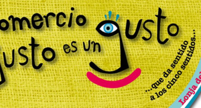 Lonja de Comercio Justo 2015 en Zaragoza.