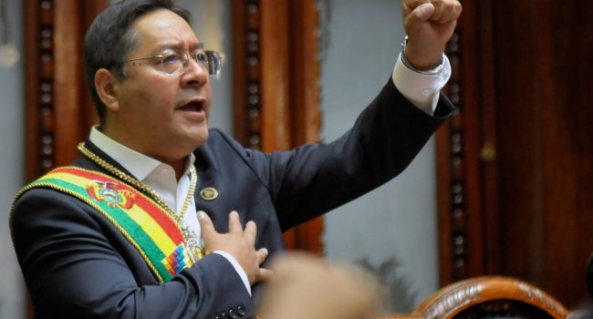 El presidente boliviano Luis Arce, en una imagen de archivo | Foto: Ministerio de Gobierno de Bolivia
