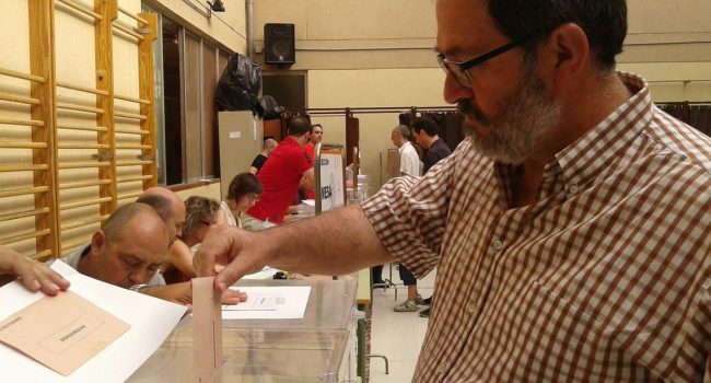 Luis Clarimón, candidato de Unidos Podemos al Senado por Zaragoza. Foto: ZeC