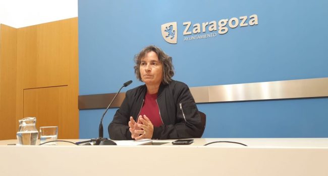 Luisa Broto durante la rueda de prensa de este jueves. Foto: ZeC