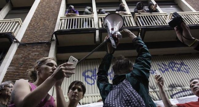 El edificio ocupado por el Patio Maravillas es propiedad de Miguel Ángel Capriles, primo del opositor venezolano. Foto: Irene Lingua (Diso Press)