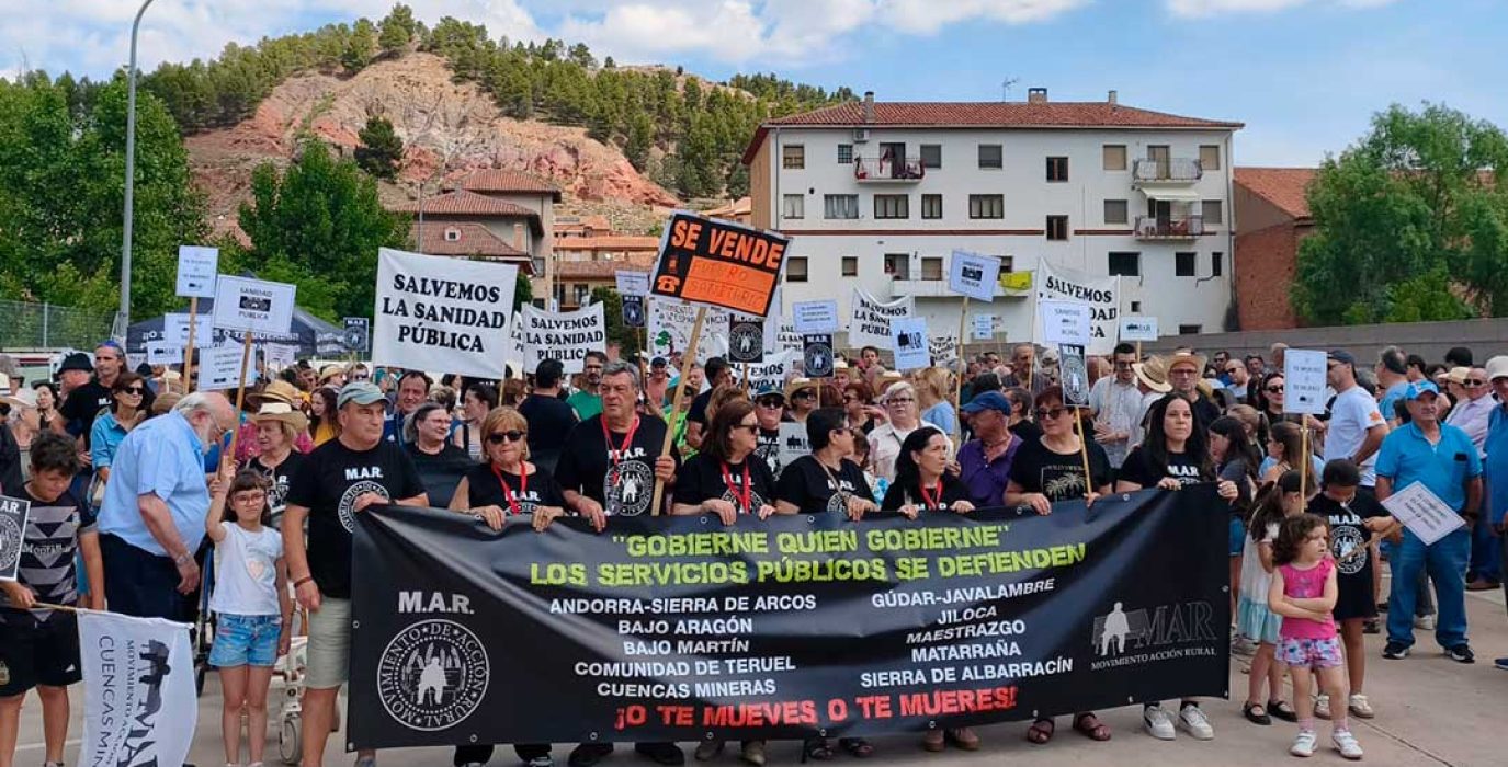 Manifestación en Montalbán | Foto: MAR Rural