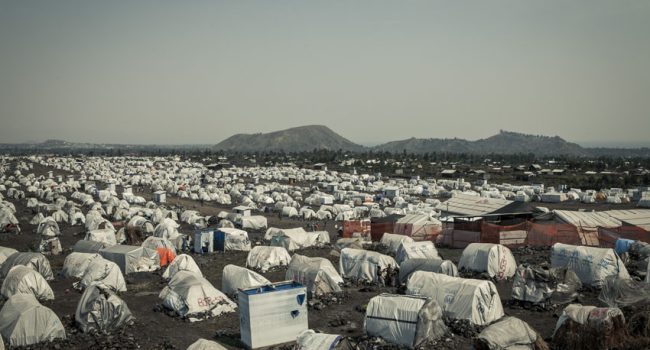 Campo de refugiados en Kivu del Norte (RDC). Foto: © Patrick Meinhardt (Cordon Press)