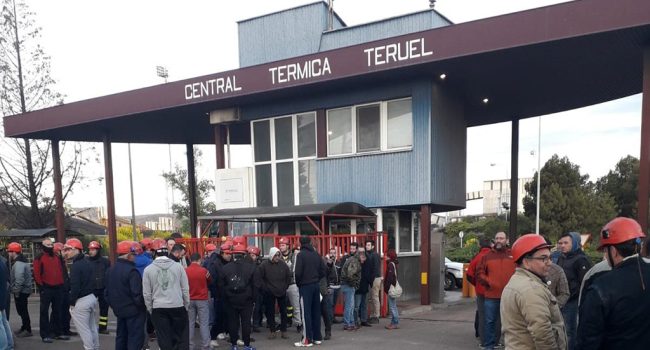 La plantilla de Maessa durante la pasada huelga. Foto: CCOO