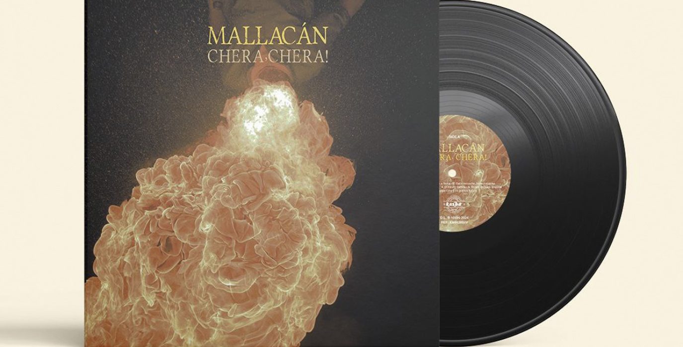Disenyo d'a edición especial de "Chera, chera!". Estió lo segundo disco de Mallacán, publicau en 2002.