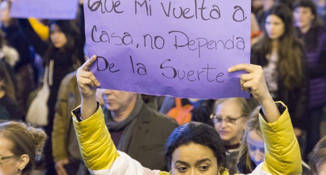 Manifestación del 8M 2020 en Zaragoza | Foto: Pablo Ibáñez