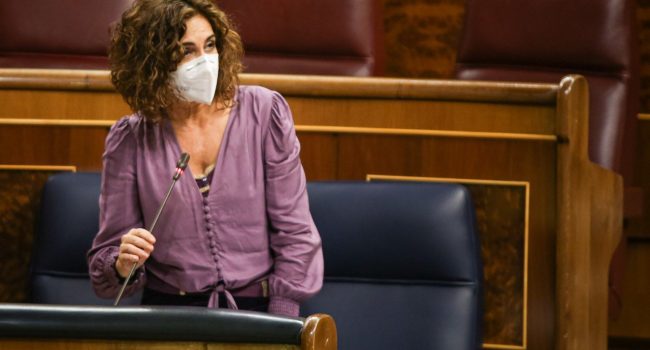 María Jesús Montero, ministra de Hacienda y portavoz del Gobierno español. Foto: Congreso