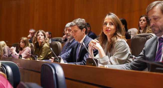 María Navarro, nueva presidenta de la mesa de las Cortes de Aragón.