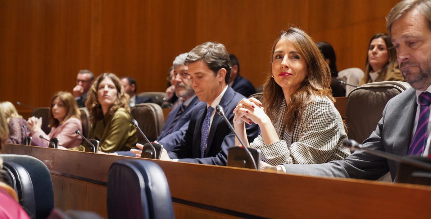 María Navarro, nueva presidenta de la mesa de las Cortes de Aragón.