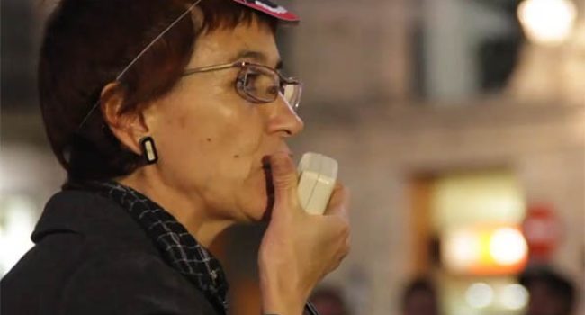 Mariana Huidobro, madre de Rodrigo Lanza. Foto: 15M Bcn
