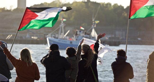 Desdepida del 'Marianne' en el puerto de Göteborg.