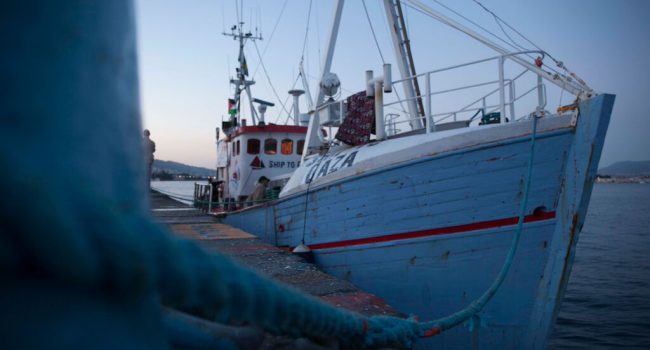 El Marianne continúa su rumbo hacia Gaza. Foto: Rumbo a Gaza
