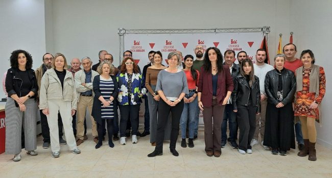 Marta Abengochea será la coordinadora general de Izquierda Unida Aragón encabeza la lista de la candidatura unitaria