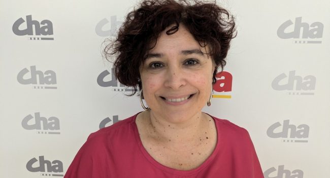 María Pilar Martín CHA-Delicias reclama la rehabilitación y puesta en uso del edificio del antiguo geriátrico San Jorge