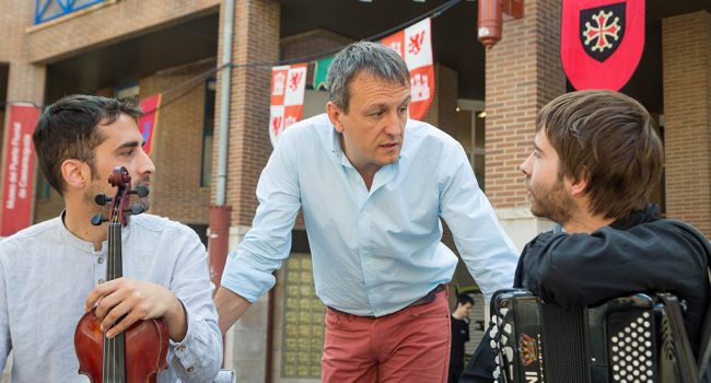 Fernando Rivarés en la presentación del Mercado de las Tres Culturas de la edición de 2016. Foto: Miguel Gracia García.