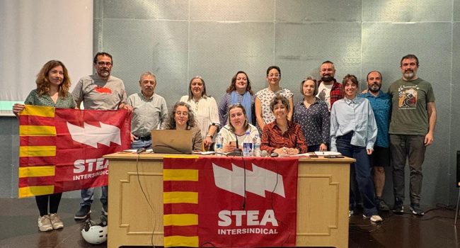 Miembros del nuevo secretariado de STEA