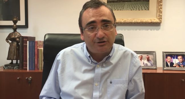 Miguel Luis Lapeña, alcalde de Fraga.